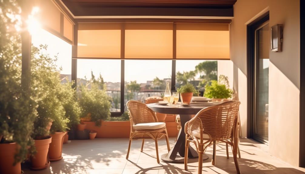 benefits of roller blinds for terraces