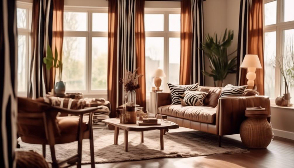 choosing the right zebra curtains for your living room